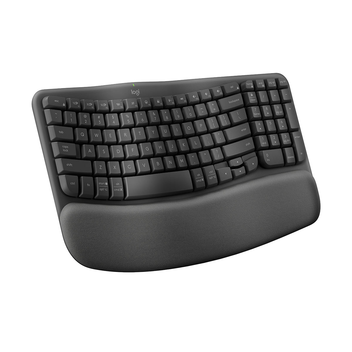WAVE KEYS Ergonomic Wireless Keyboard