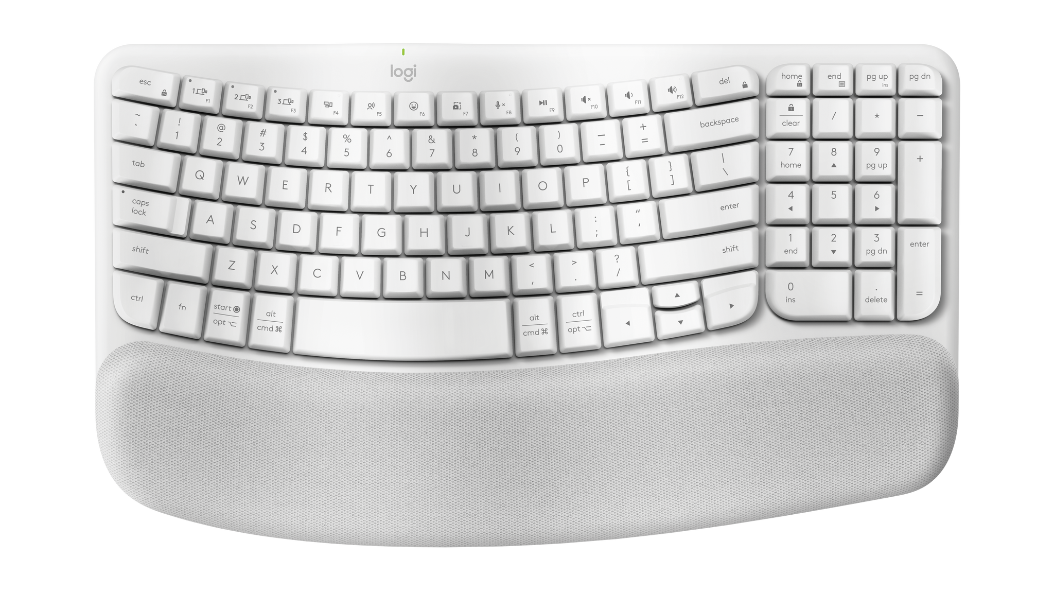 WAVE KEYS 人體工學鍵盤 (美式英文)