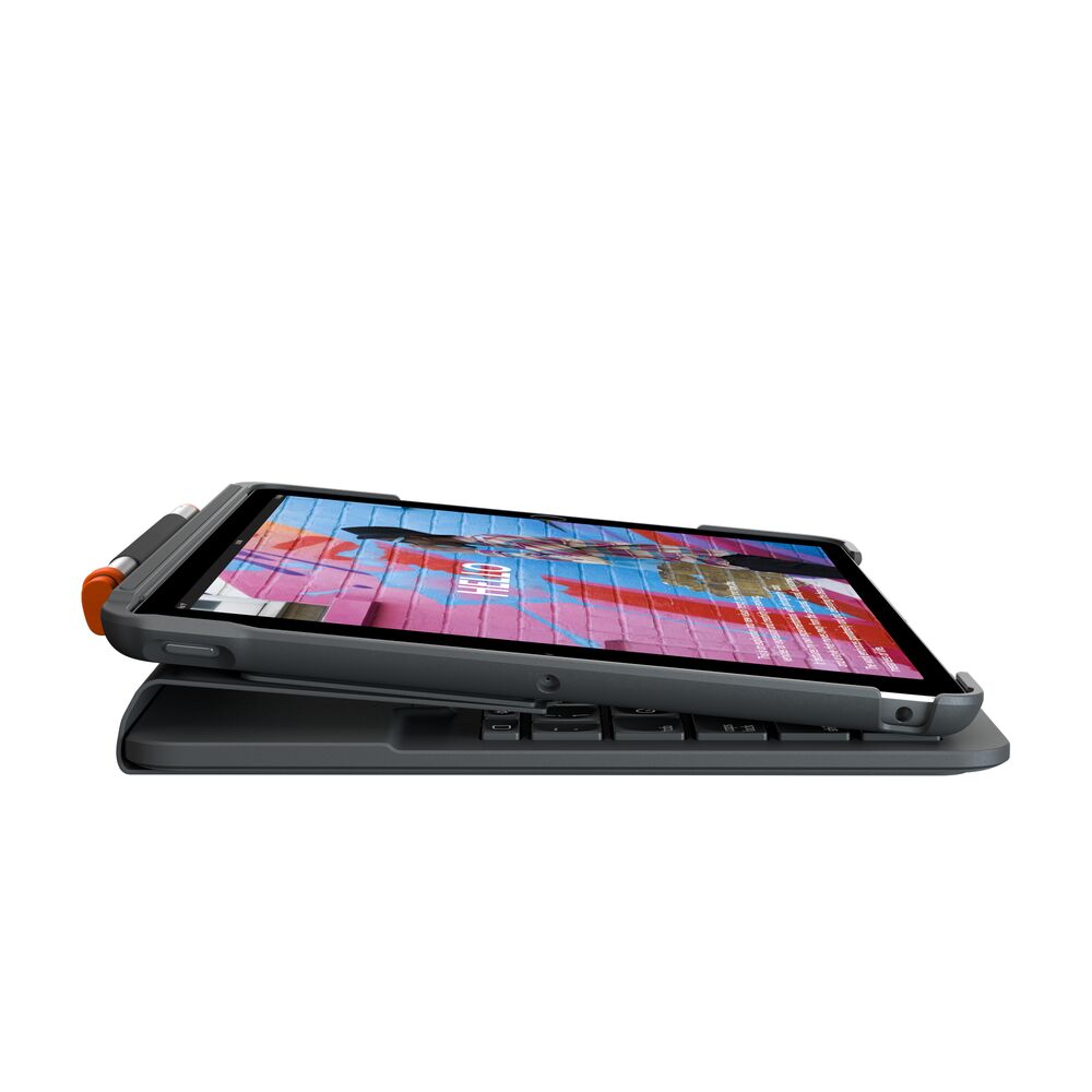 Slim Folio 藍牙鍵盤保護殼 (iPad 第 7、8、9代用) - 2B