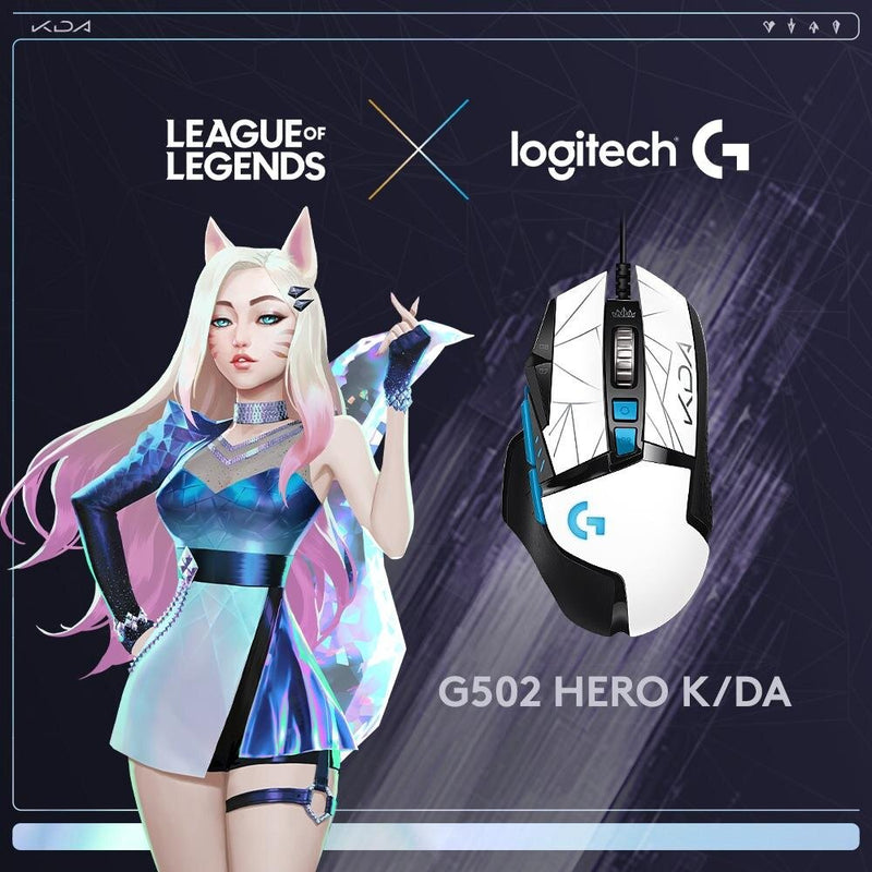 K/DA G502 HERO 高效能遊戲滑鼠 - EDU