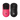 Logitech G PRO X3 SUPERSTRIKE Wireless Analog Gaming Mouse in black and pink editions, top view. Logitech G PRO X3 SUPERSTRIKE 無線類比遊戲滑鼠黑色與桃紅色款頂部俯視外觀照