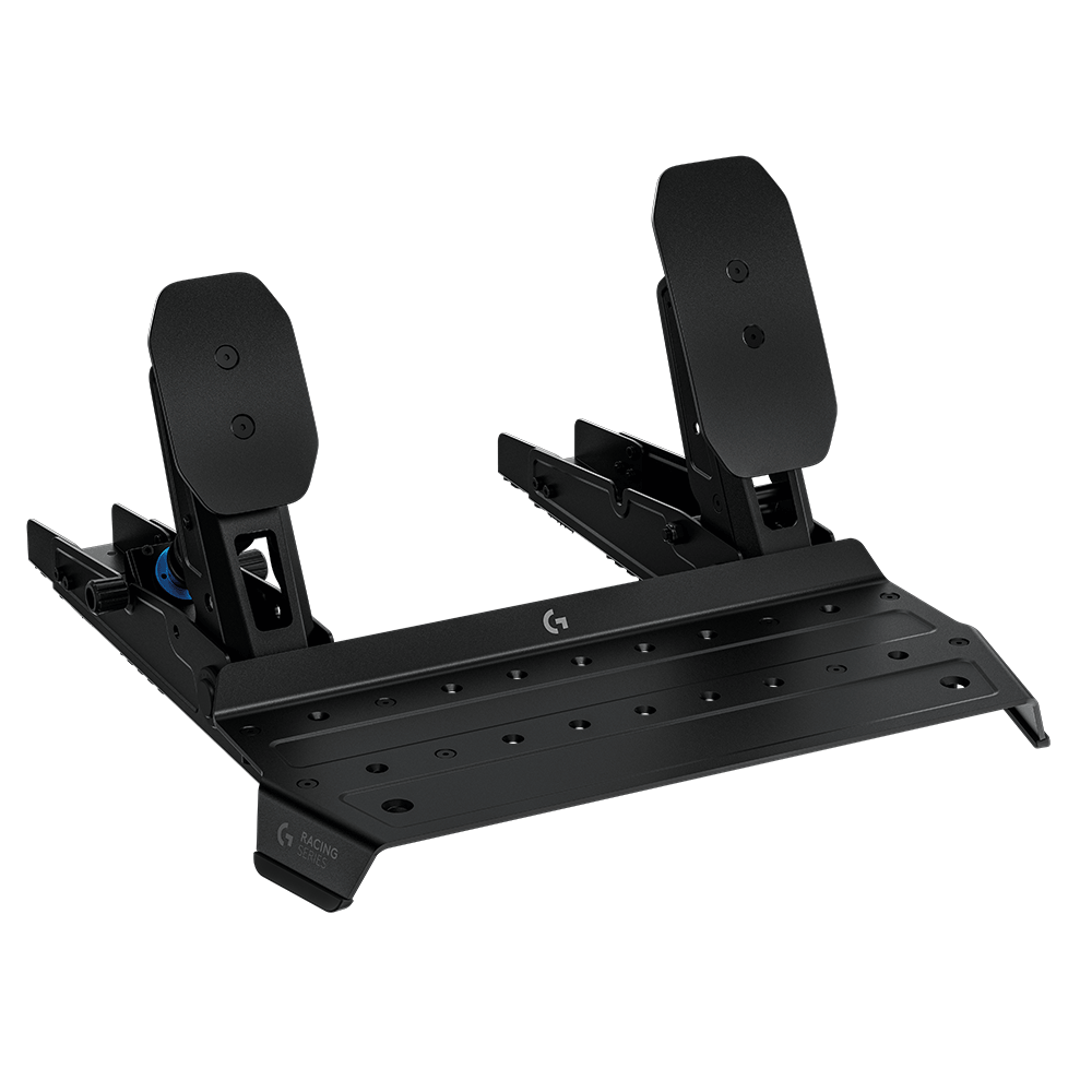 Logitech G RS PEDALS 專業賽車腳踏外觀 Logitech G RS professional racing pedals for sim racing.