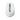 羅技 MX Anywhere 3S 珍珠白滑鼠正面，展示緊湊機身與電磁滾輪。Front view of Pale Grey Logitech MX Anywhere 3S wireless mouse showcasing its compact form.