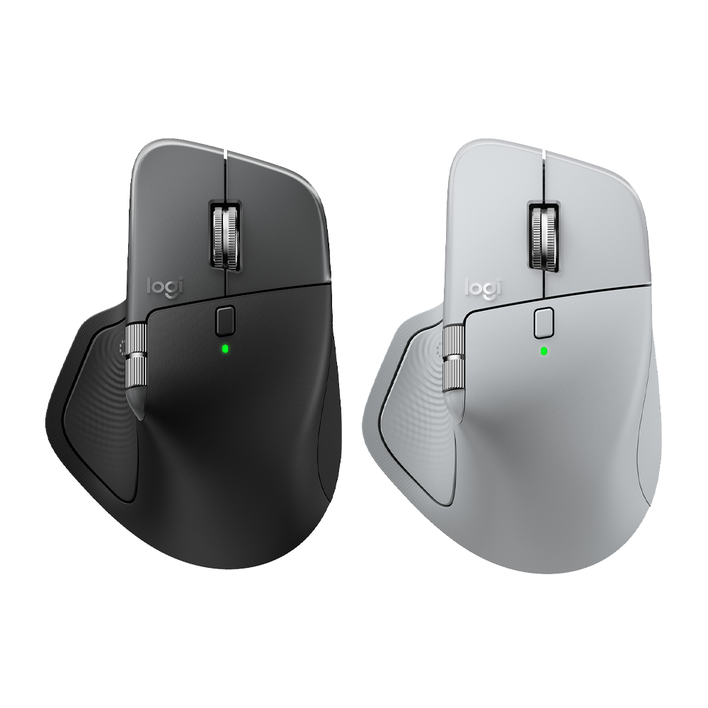 Logitech MX Master 4 for Mac Space Black и White Silver