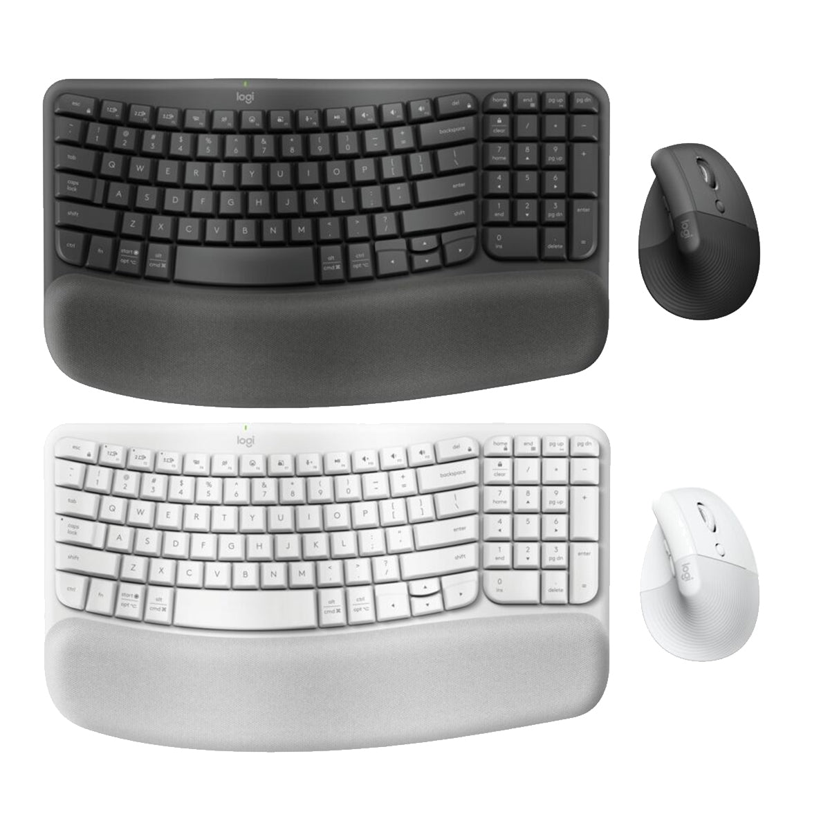 WAVE KEYS & LIFT 人體工學鍵鼠套裝 (美式英文) - EDU