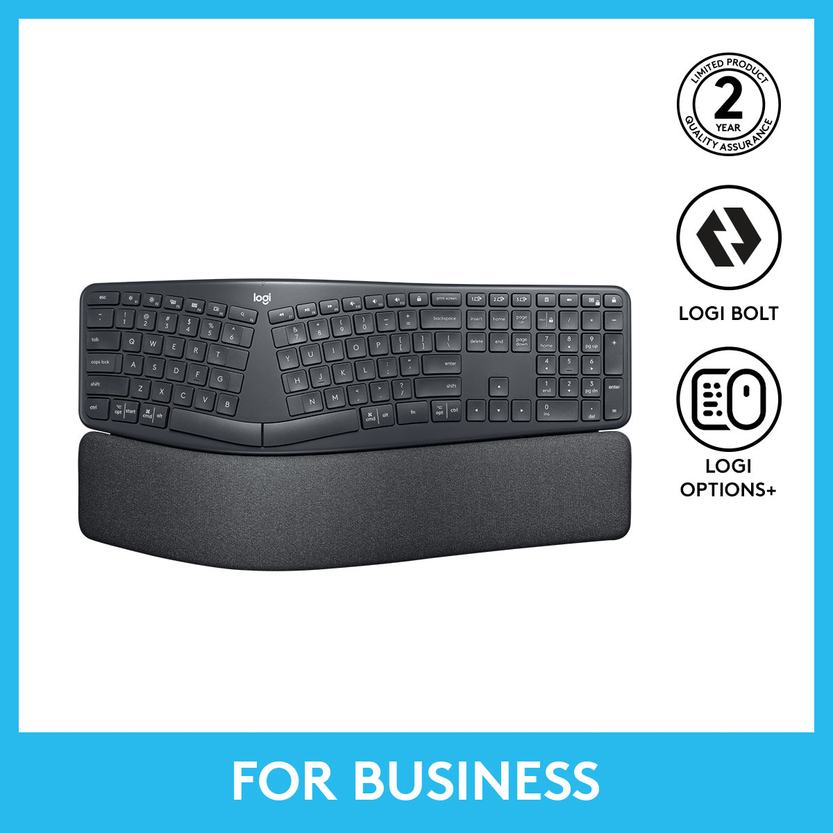 K860 for Business 分離式人體工學鍵盤 (美式英文)