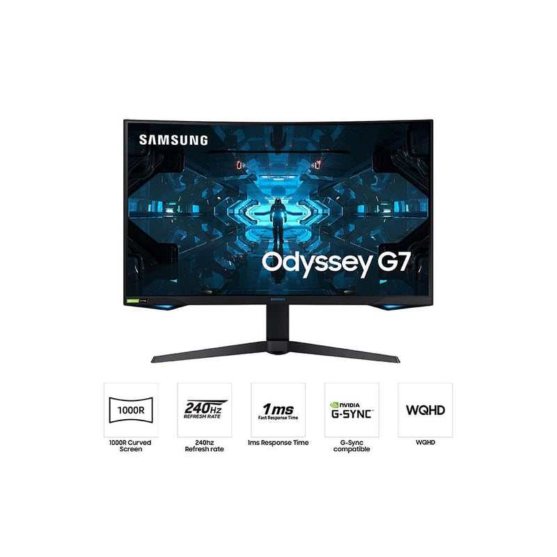 Samsung 27" Odyssey G7 電競顯示器 - Logitech Club