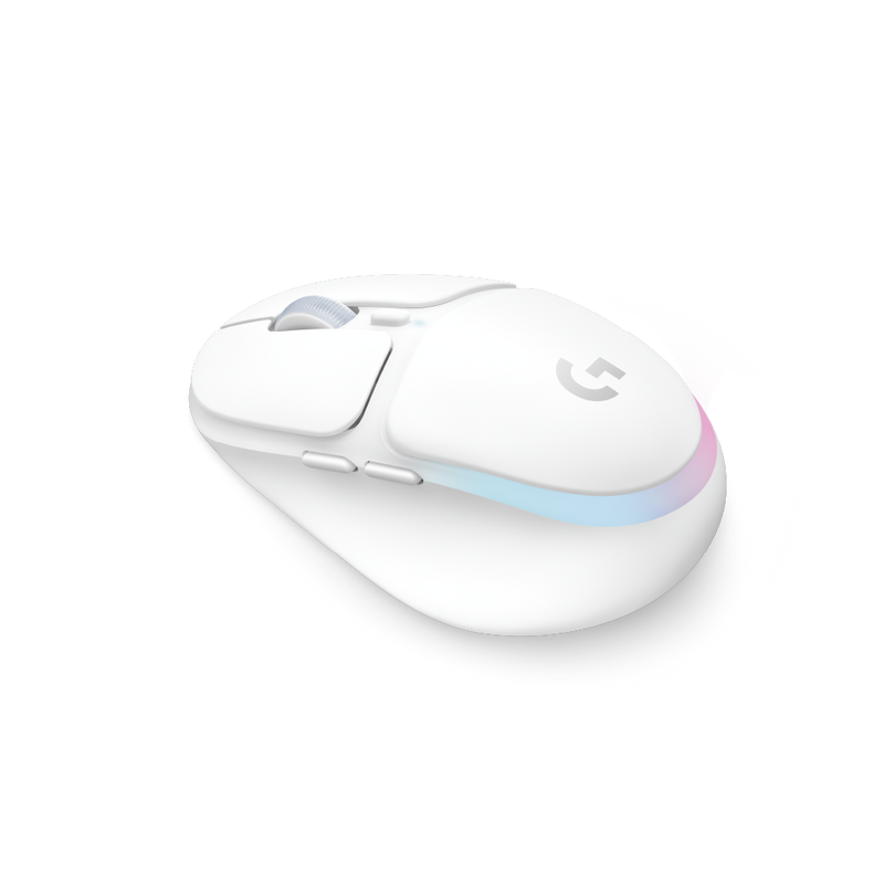 G705 雙模無線藍牙電競滑鼠 (珍珠白) - EDU