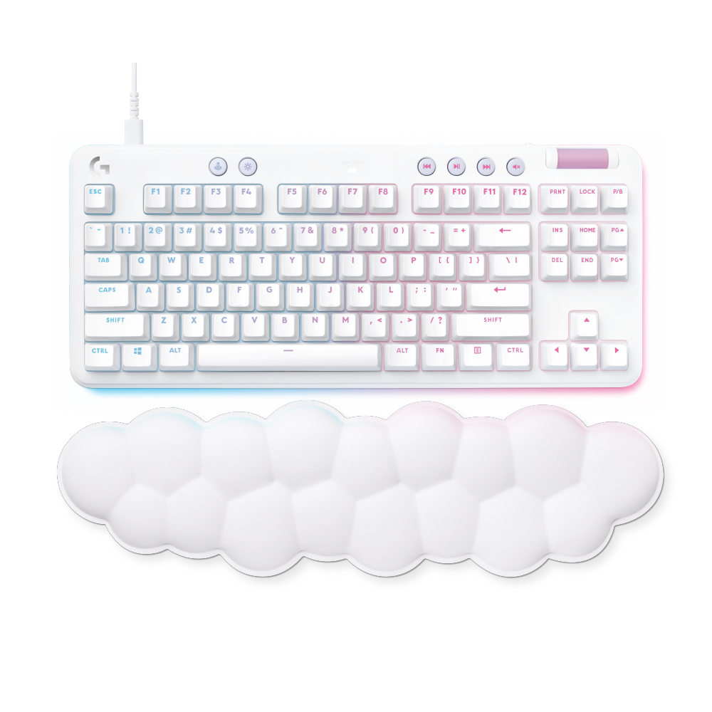 G713 LIGHTSYNC 電競鍵盤 (珍珠白)