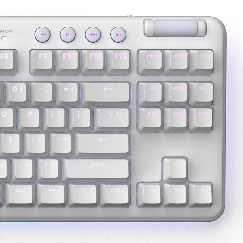 G713 LIGHTSYNC 電競鍵盤 (珍珠白) - 2B