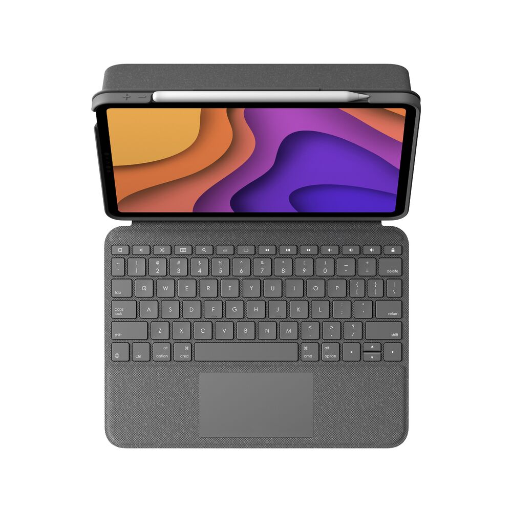 Folio Touch 連鍵盤保護殼(iPad Air 第4代及第5代2022版用) – Logitech 