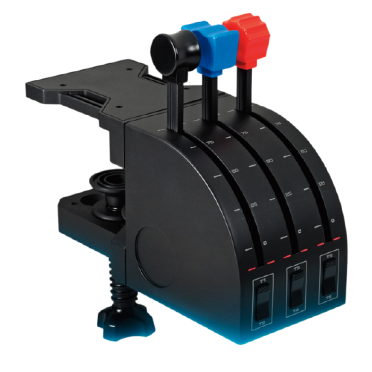 專業模擬飛行油門弧座 - Logitech Club