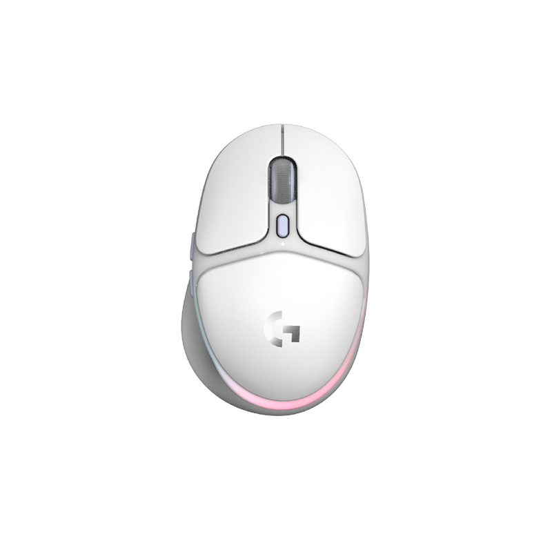 G705 雙模無線藍牙電競滑鼠 (珍珠白)
