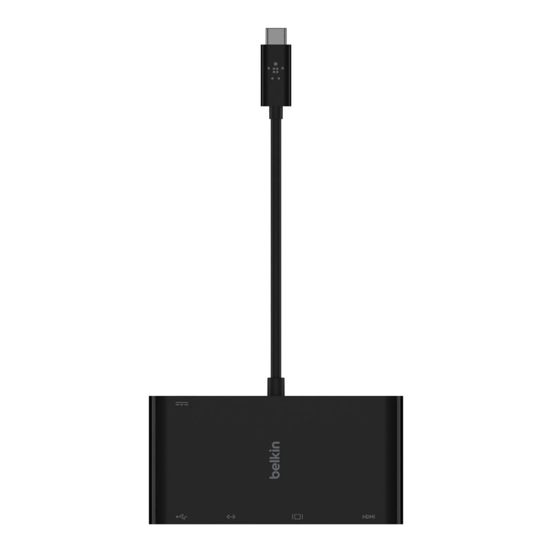 BELKIN USB-C 多媒體 + 充電轉接器 (100W)